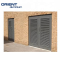 Top selling exterior aluminium  louver door industrial exterior aluminium  louver door for buildings